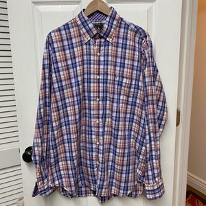Tailorbyrd Men’s Plaid Dress Shirt XL